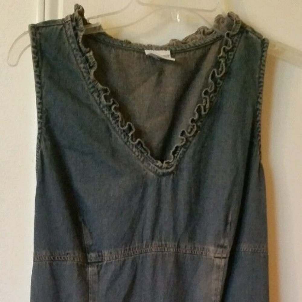 VINTAGE Y2K Motherhood brand maternity denim dress Small